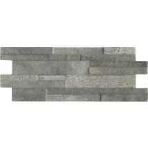 Keradom - Plaquette De Parement Grès Cérame Émaillé 16x40cm Quarzo Steel