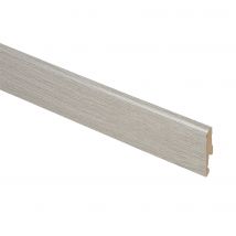 Depro - Plinthe L.2200 Mm X H.80 Mm X Ep.12 Mm Décor Pin Pécan