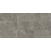 Bricoman - Carrelage Sol Intérieur Effet Pierre L.30x L.60cm - Regent Grey
