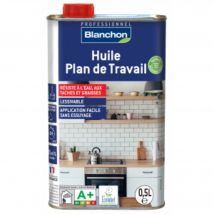 Huile Plan De Travail Bois Incolore 0,5 L - Blanchon