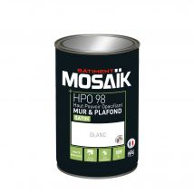 Mosaik - Peinture Intérieure Murs Et Plafonds Acrylique Satin Blanc 1 L Hpo - Mosaïk