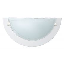 Applique Murale En Métal Blanc H.15 X L.31 Cm - Slid