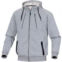 Delta Plus - Veste de travail sweat anzio gris T.XXXL3 - DELTA PLUS