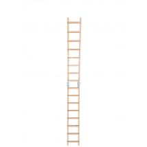 Echelle De Toit Plate En Bois 2x8 Échelons - Hailo