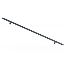 Bricoman - Main Courante Intérieur Et Extérieur Aluminium 2m Gris Anthracite, En Kit