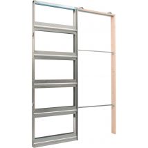 Système À Galandage En Kit Pour Porte De Larg.73 Cm Avec Kit D'habillage - Protek