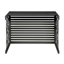Devaux - Cache Climatiseur Extérieur Aluminium Anthracite 90 X 70 Cm -devaux