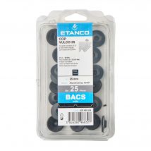 25 Rondelle Coupelle + Costiere Gris - Etanco