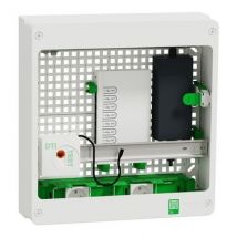 Coffret De Communication 18m 2r - Grade 3 Tv - 8xrj45 Cat6a - Resi9 Connect - Schneider Electric