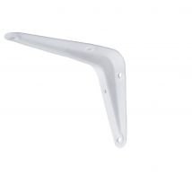 Bricoman - Equerre Emboutie Acier Blanc 300 X 350 Mm