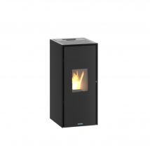 Bricoman - Poêle Granulés Rovigo Noir 8,1kw