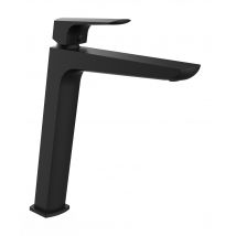Kramer - Mitigeur De Lavabo Bec Haut Noir Mat Edge