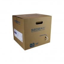 Câble Réseau Ethernet F/utp Blindé Cat. 6 - 305 Mètres - 4 Paires Lszh - Sedea - 569215