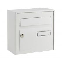 Boite Aux Lettres Compacte 1 Porte Blanche Probat - Decayeux