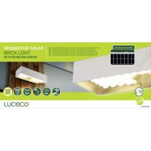 Applique Murale Solaire Blanc H.11xl.21 Cm - Luceco