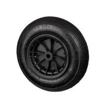 Tente - Roue Gonflable Profil Ligné Alésage 25 Mm Diam.400 Mm 140 Kg