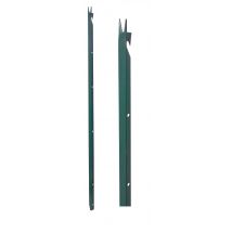 Mrt - Poteau T Plastifié Vert 30 X 30 X 2.7 Mm Haut.2 M
