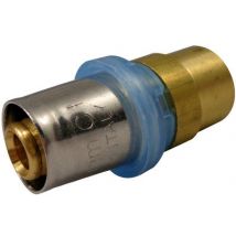 Quick Plomberie - 2 Raccords Union Cuivre Ø18-multicouche À Sertir Ø20