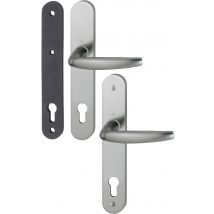 Bricoman - Ensemble Extérieur Aluminium Aspect Inox Cylindre