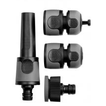 Techno - Kit 5 Pièces Avec Lance Diam.19 Mm Bi Matière - Fitt