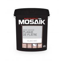 Mosaik - Sous-couche Plaque De Plâtre Acrylique Blanc Mat 15 L - Mosaïk
