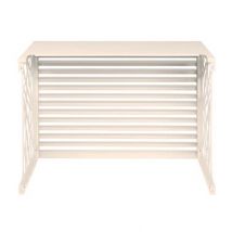 Cache Climatiseur Extérieur Aluminium Crème 90 X 70 Cm - Devaux