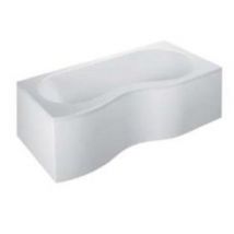 Baignoire Asymétrique Version Droite Blanche L.180 X L.90 Cm Edéol - Valentin