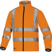 Veste De Travail Haute Visibilité Anti Froid Orange T.xxxl Delta Plus