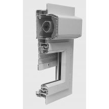 Fenêtre Pvc Avec Volet Roulant Intégré Monobloc Ob 2 Vantaux H.75 X L.100 Cm - Grosfillex