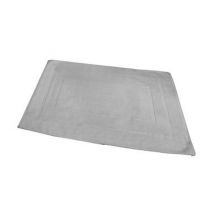 Frandis - Tapis Sortie De Bain Coton Éponge Gris L.50 X L.70 Cm
