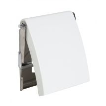 Frandis - Dérouleur Wc Mdf Et Inox Blanc