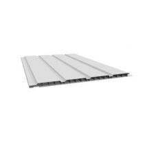 Sous-face 4 Frises Blanc L.4000 X L.250 X Ep.10 Mm - Freefoam