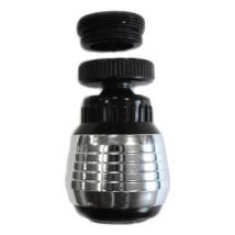 Regards International - Mousseur Rotule Luxe 2 Jets Femelle Diam.22 Mm Mâle Diam.24 Mm