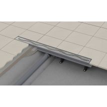 Alcadrain - Siphon Linéaire Douche À L'italienne L.70 X H.12 X P.7 Cm Apz8-650m