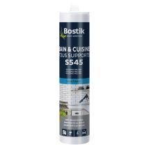 Silicone Neutre Sanitaire Bain Et Cuisine Gris Anthracite 300 Ml S545 - Bostik