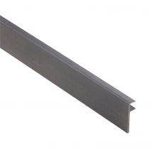 Barrain - Profil De Finition Composite Gris Ep.3,5 X L.10 X L.300 Cm