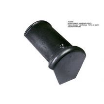 Faîtière D'about Demi Ronde Début Postel 20 Anthracite - Monier