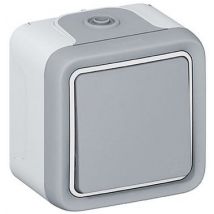 Prise 2p+t Encastré Gris - Legrand