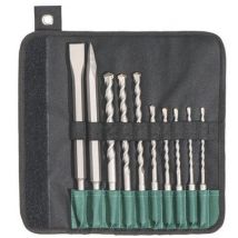 10 Forets Burins Sds+ Pour Perforateur Sds - 630824000 Metabo