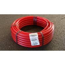 Jano - Tube D'alimentation En Per Pe-xa Nu Rouge Ø20 Couronne De 25 Mètres