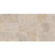 Bricoman - Carrelage Sol Intérieur Effet Pierre L.30x L.60cm - Regent Ivory