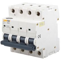 Disjoncteur 20a 3p+n 400v 4.5ka Courbe C A Vis 423267 Ohmtec