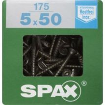 Spax - Vis Bois 5x50 Torx Inox 175 Pcs