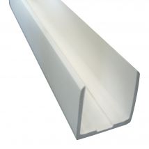 Pfc - Profil De Finition En U Pvc Lame À Emboîter H.20 X L.300 X Ep.3 Cm