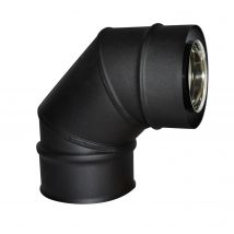 Joncoux - Coude 87° Pour Conduit Concentrique Diamètre 80/125 Mm