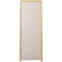 Chauvat - Bloc-porte Acoustique Isoplan Prépeint Larg.83 Cm Poussant Droit Pleine Huiss.72 Mm