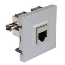 Debflex - Prise Rj45 2 Modules Homea Alu Zeiger