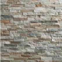 Lithos - Plaquette De Parement Pierre Naturelle 10x40cm Slimstone Beige