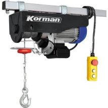 Korman - Palan Electrique 1600w 500-999kg