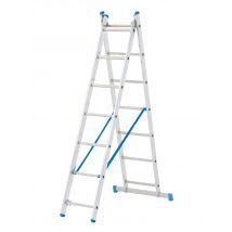 Artub - Echelle Transformable Aluminium 2 Plans X 7 Échelons Haut.3,39 M Starline
